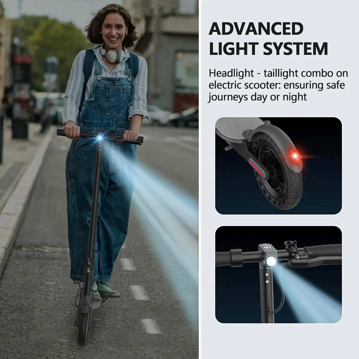 Commuter Electric Scooter — LADPED LP60, 350W, 19 MPH, Foldable