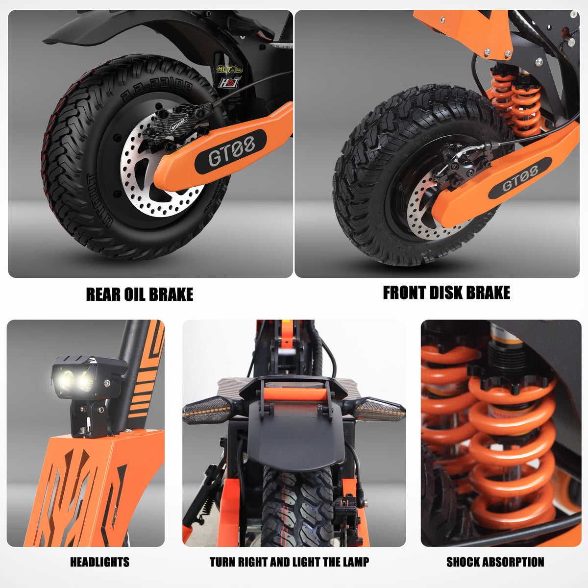 Electric Scooter for Adults — Arwibon 5600W Dual Motor, 46 MPH, 11" Off-Road