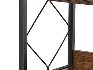 Industrial Narrow Bookshelf with 7 Tiers for Small Spaces — 78.7in Tall