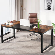 Large 70in Executive Computer Desk for Home Office — Modern Writing Workstation